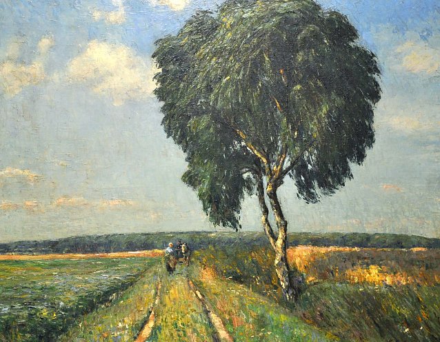 Bild: Maurice Eliot, Waldlichtung, &Ouml;l auf Leinwand, 1919 (Repro: Kunsthaus)   