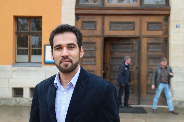 Bild: Odyssee einer Fachkraft - Syed Wajeeh-ud-Hassan sprach gestern in Sondershausen &uuml;ber seine Erlebnisse als Fl&uuml;chtling in Deutschland
