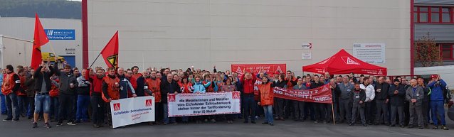 Bild: Warnstreik in Heilbad Heiligenstadt