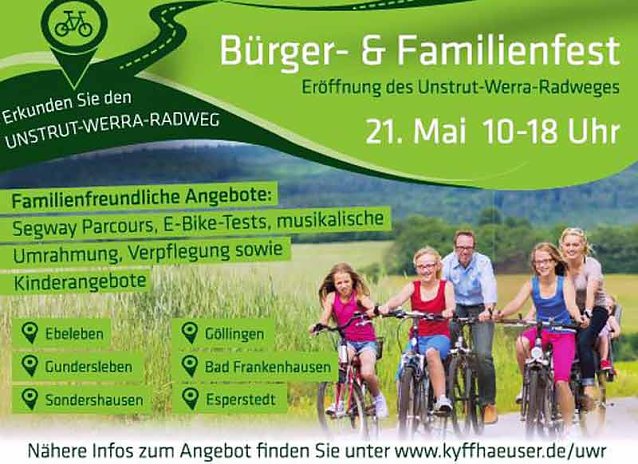 Bild: Feiern am Radweg
