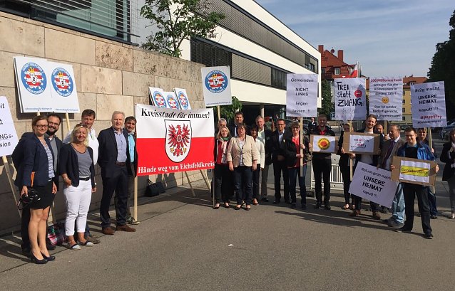 Bild: Demo der Eichsfelder