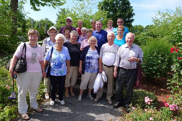 Bild: Besuch des Rosariums