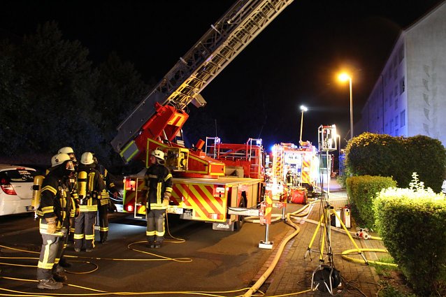 Bild: Feuer in einer Wohnung