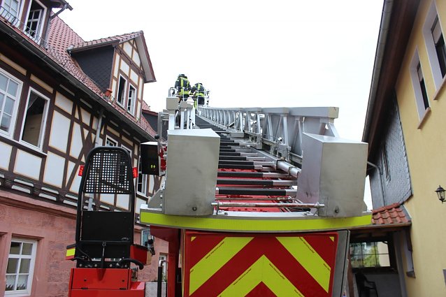 Bild: Brand in Verwaltungsgeb&auml;ude