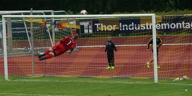 Bild: Leinefelder Tormann in Aktion