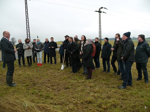 Bild: Spatenstich neues Gewerbegebiet