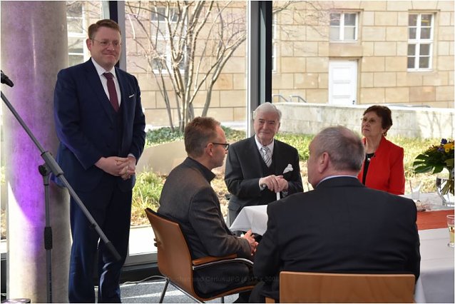 Bild: Duchac beim Empfang