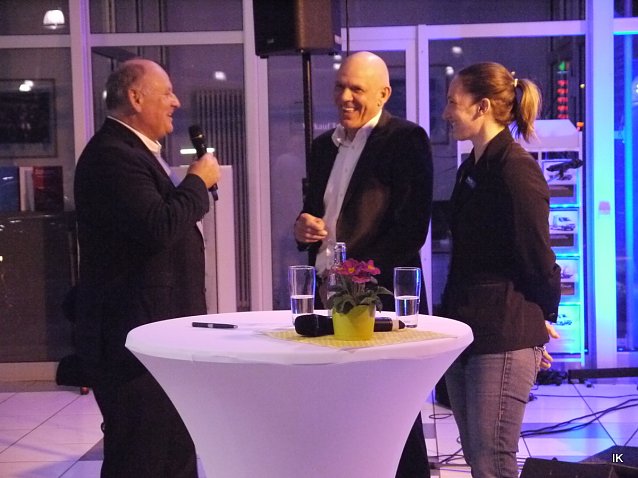 Bild: Helmut Peter, Karl-Heinz Gr&uuml;ber und Tatjana H&uuml;fner