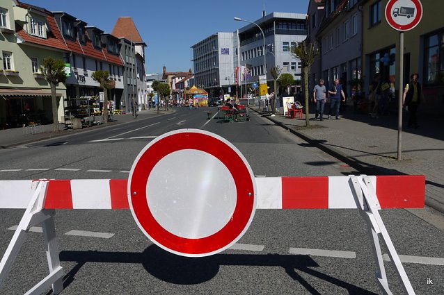 Bild: Sperrung