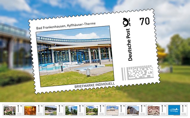 Bild: Sonderbriefmarken von Bad Frankenhausen