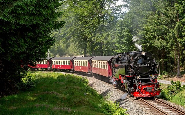 Bild: Unbegrenzter Fahrspa&szlig;: Mit dem neuen Kurzurlaubsticket k&ouml;nnen ab 28. Juni die Z&uuml;ge der Harzquer- und Selketalbahn drei Tage lang beliebig oft genutzt werden