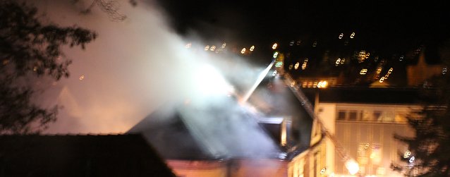 Bild: Gro&szlig;brand in Sondershausen