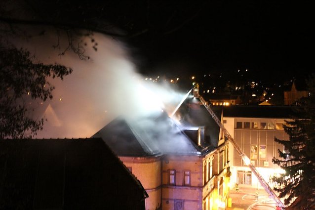 Bild: Gro&szlig;brand in Sondershausen