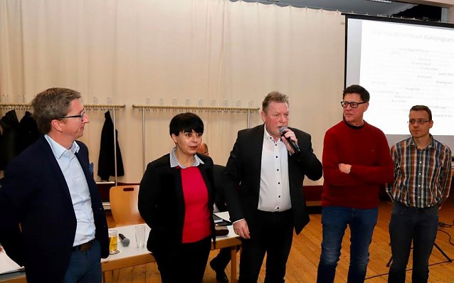 Bild: Aufstellung CDU-Kandidaten Stadtrat