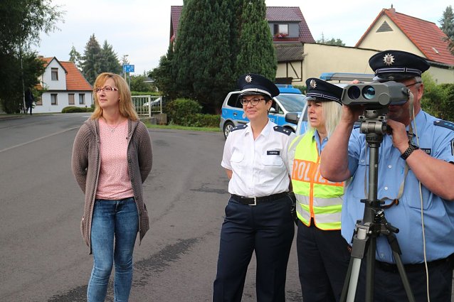 Bild: Schulwegskontrolle in Nordhausen