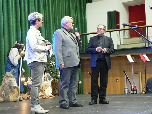 Bild: Daniela Poppe, Siegfried Klapprott und Pfr. Gregor Arndt