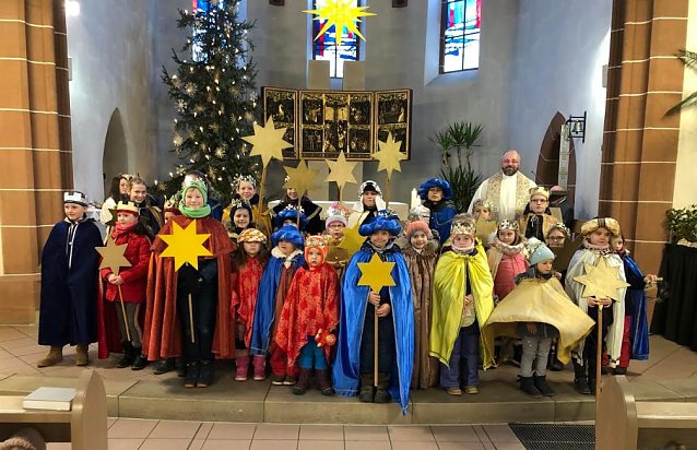 Bild: Sternsinger in Beuren