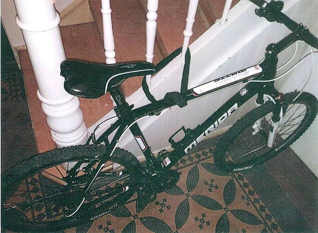 Bild: Gestohlenes Fahrrad