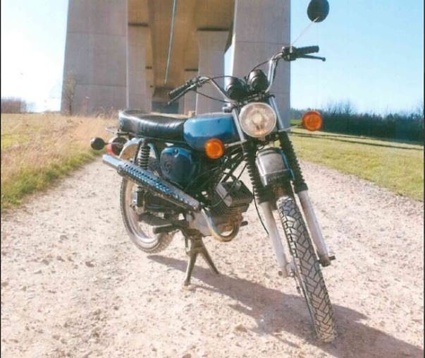 Bild: Verschwundenes Moped