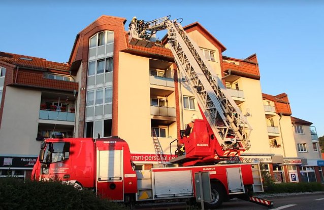 Bild: Brand in Heiligenstadt