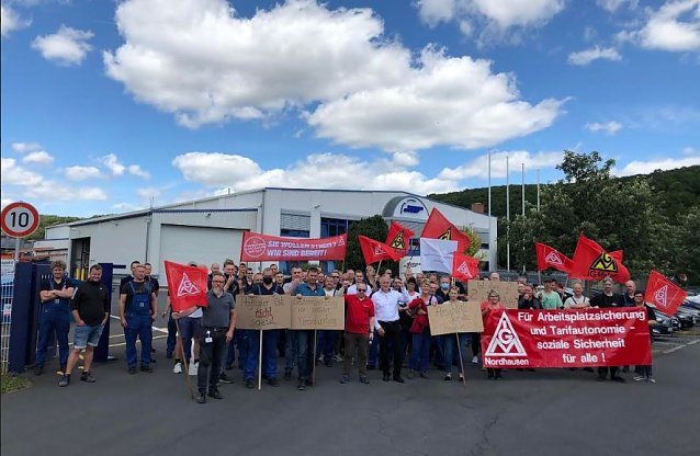 Bild: Protestaktion in Gerbershausen