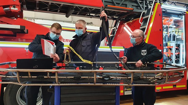 Bild: Dienstleiter in der Vorstellung 