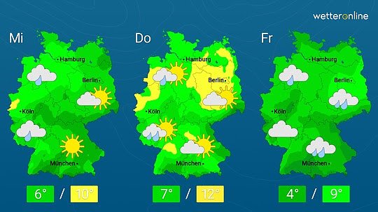 Bild: Wetterkarte