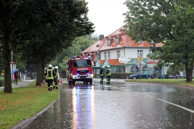 Bild: Unwettereinsatz in Heiligenstadt
