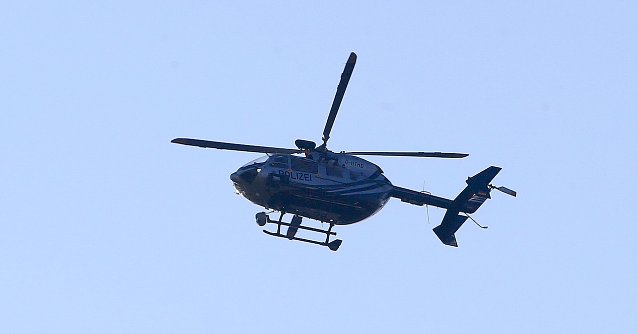 Bild: Gro&szlig;einsatz bei Mackenrode nach vermeintlichen Flugunfall