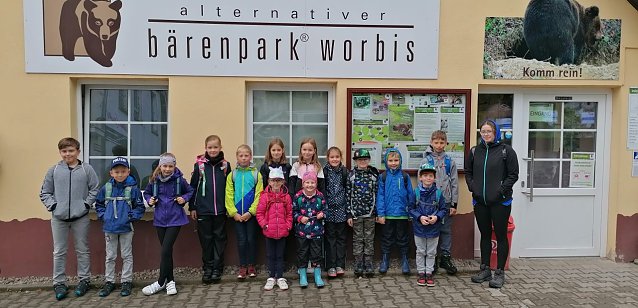 Bild: Die Minigarde im B&auml;renpark Worbis