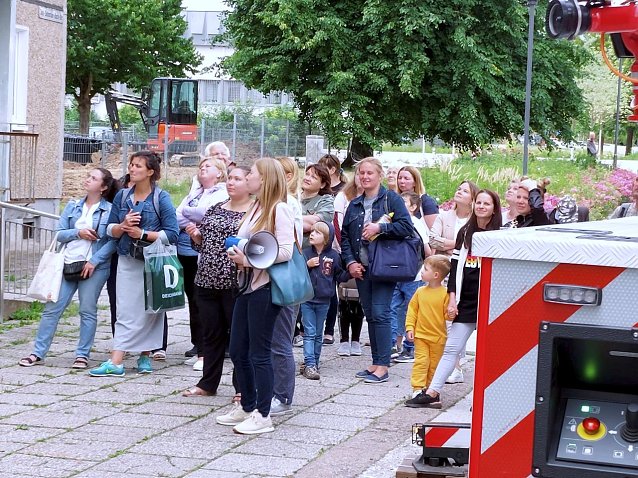 Bild: Stadt organisiert M&uuml;llschulung und Brandschutzeinweisung f&uuml;r ukrainische Gefl&uuml;chtete