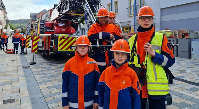 Bild: &Uuml;bungs-Einsatz f&uuml;r die Jugendfeuerwehr