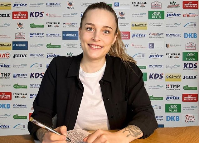 Bild: Diba Eckerle spielt in der n&auml;chsten Saison wieder in Bad Langensalza