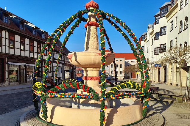 Bild: Zierbrunnen in Bleicherode