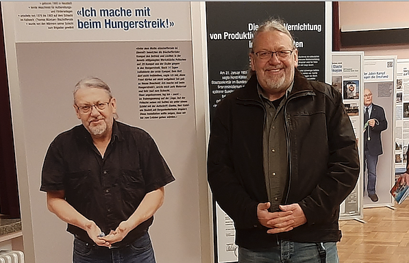 Bild: In Bischofferode berichten Zeitzeugen vom Hungerstreik der Kali-Kumpel