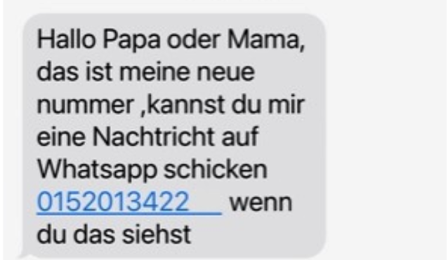 Bild: Trickbetr&uuml;ger versuchen auch &uuml;ber Messenger an ihre Opfer zu kommen