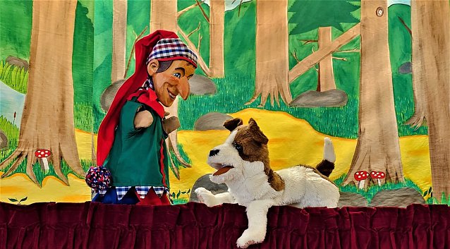 Bild: Kasper und Wuffi im R&auml;uberwald