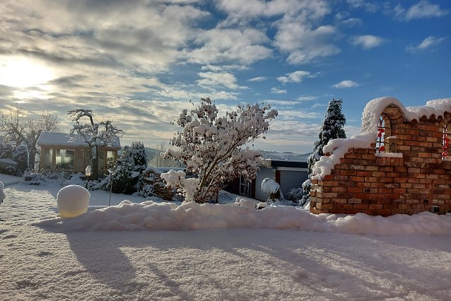 Bild: Winteridylle im Garten 