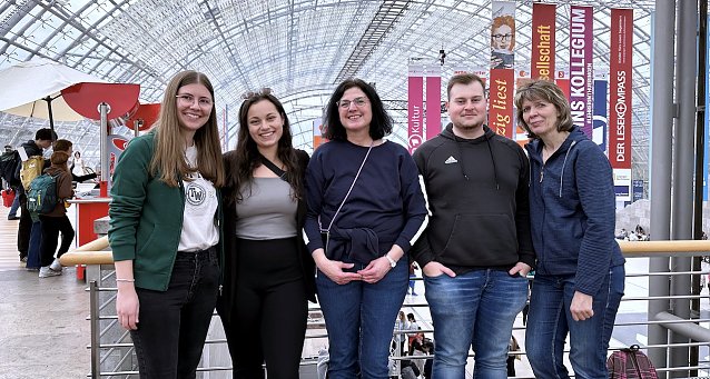 Bild: Das Bilbliotheksteam in Leipzig
