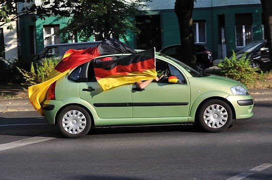 Bild: Auch der Autoschmuck unterliegt gewissen Regeln