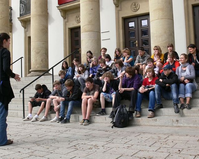 Bild: Jenaer Sch&uuml;ler m Nordh&auml;user Theater