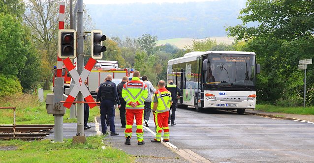 Bild: Tragischer Unfall am Bahnhof Gebra
