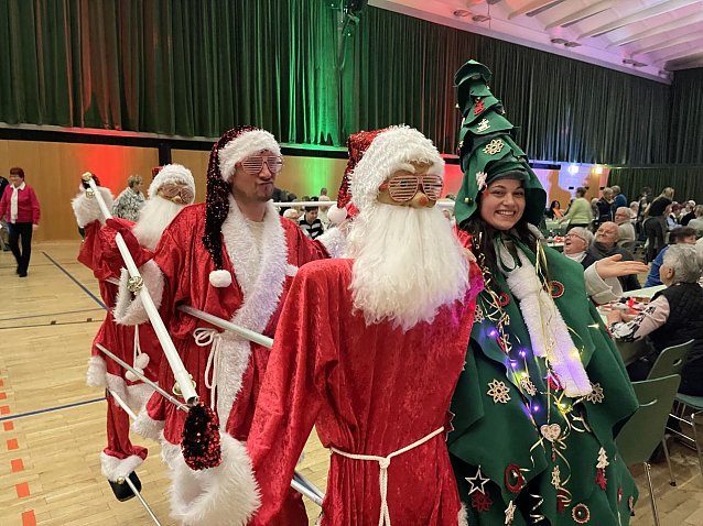 Bild: Weihnachtsfeier in der Obereichsfeldhalle