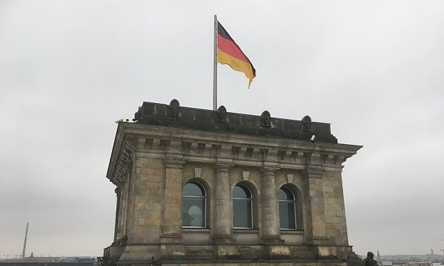 Bild: Die Reichstagspitze in Berlin
