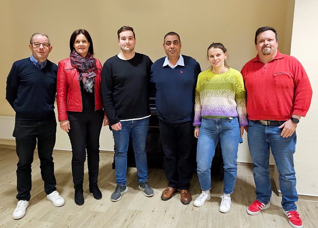 Bild: m Bild von Links: Steffen Lupprian, Antje Hochwind-Schneider, David Starke (Listenkandidat), Mohamed Sayed, Juliane Schinkel, Dirk Funke