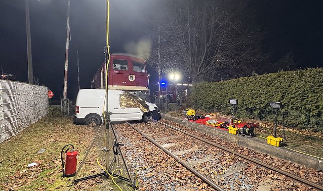 Bild: Tonnaer Stra&szlig;e in Bad Langensalza heute Nacht
