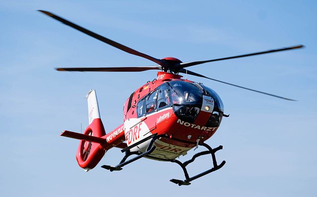 Bild: Rettungshubschrauber im Einsatz