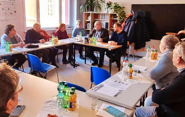 Bild: Treffen der  Union der Vertriebenen, Aussiedler und deutschen Minderheiten mit Th&uuml;ringer Landsmannschaft der Deutschen aus Russland 