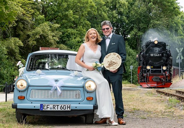 Bild: Brautpaar Beanke und Wilko Niemand