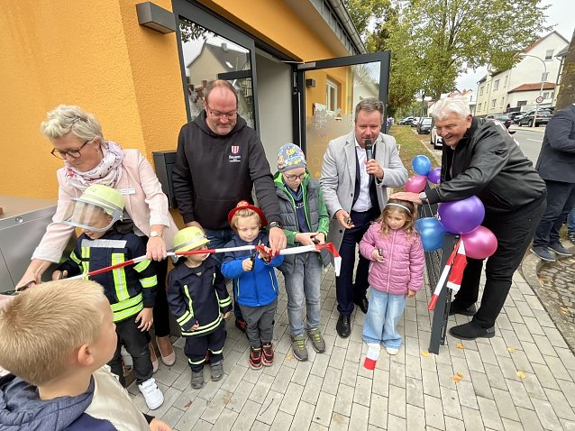 Bild: Neuer&ouml;ffnung des Kallmer&ouml;der Kindergartens
